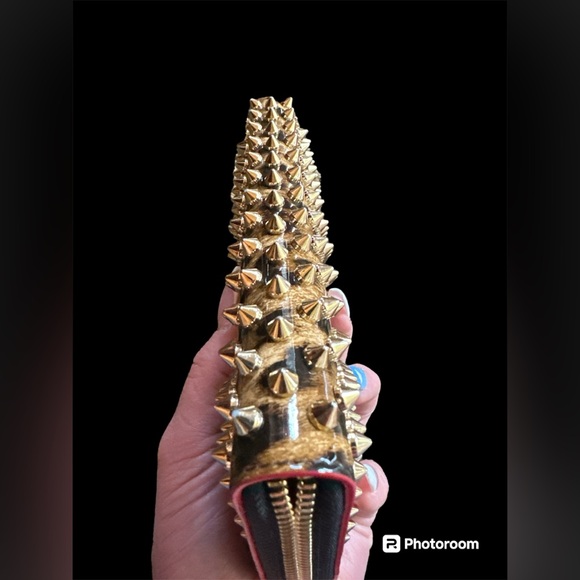 Christian Louboutin cheetah full zip around long wallet! LIKE NEW!! - Picture 8 of 8